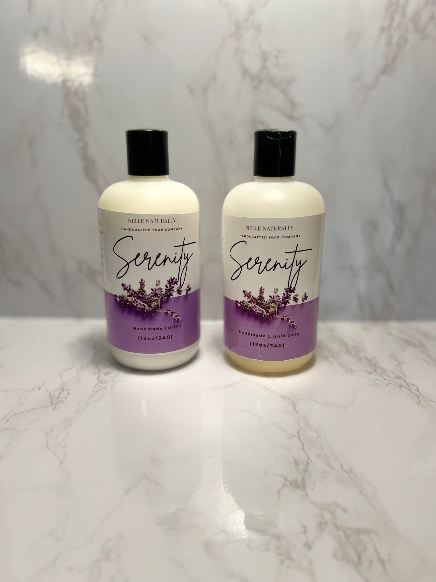 Body Wash & Lotion Set (Lavender or Peppermint)