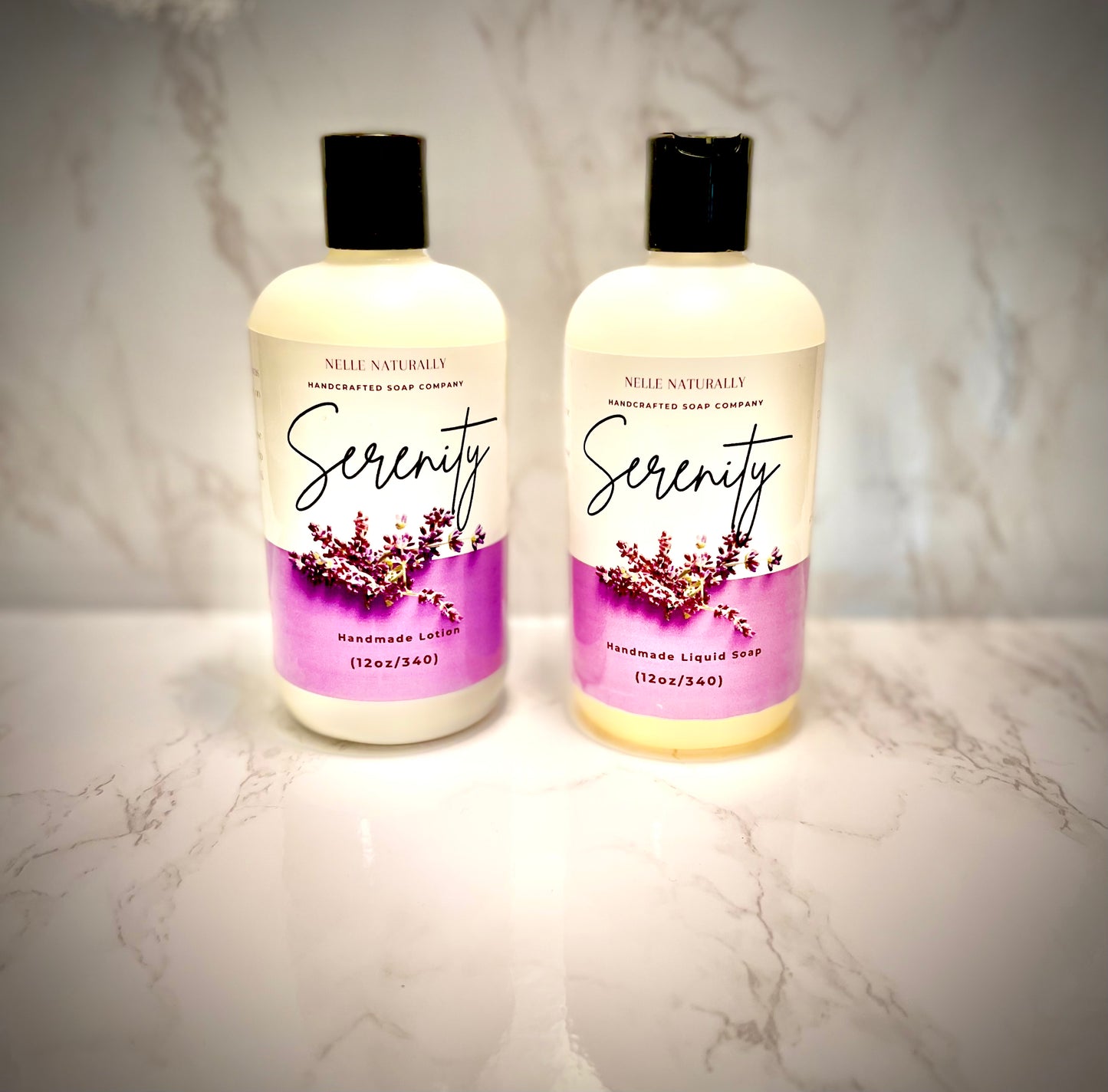 Body Wash & Lotion Set (Lavender or Peppermint)